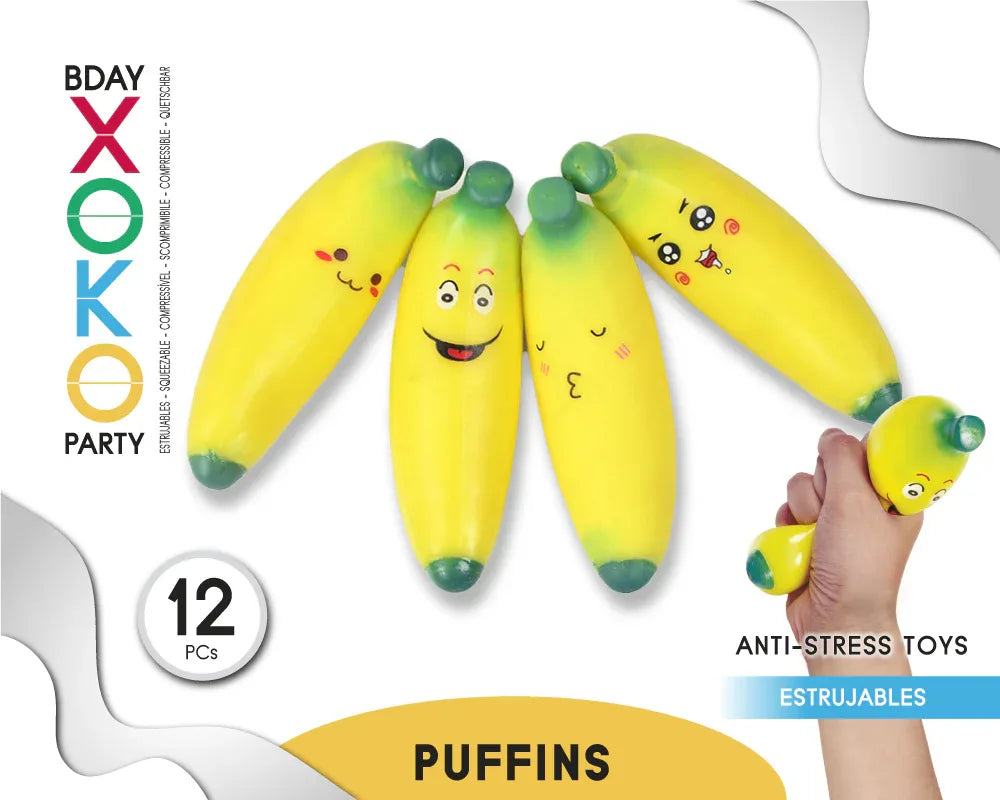 PUFFIN BANANA 13*5CM - yupiparty
