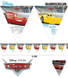 BANDERIN DE PLASTICO CARS 3 - yupiparty