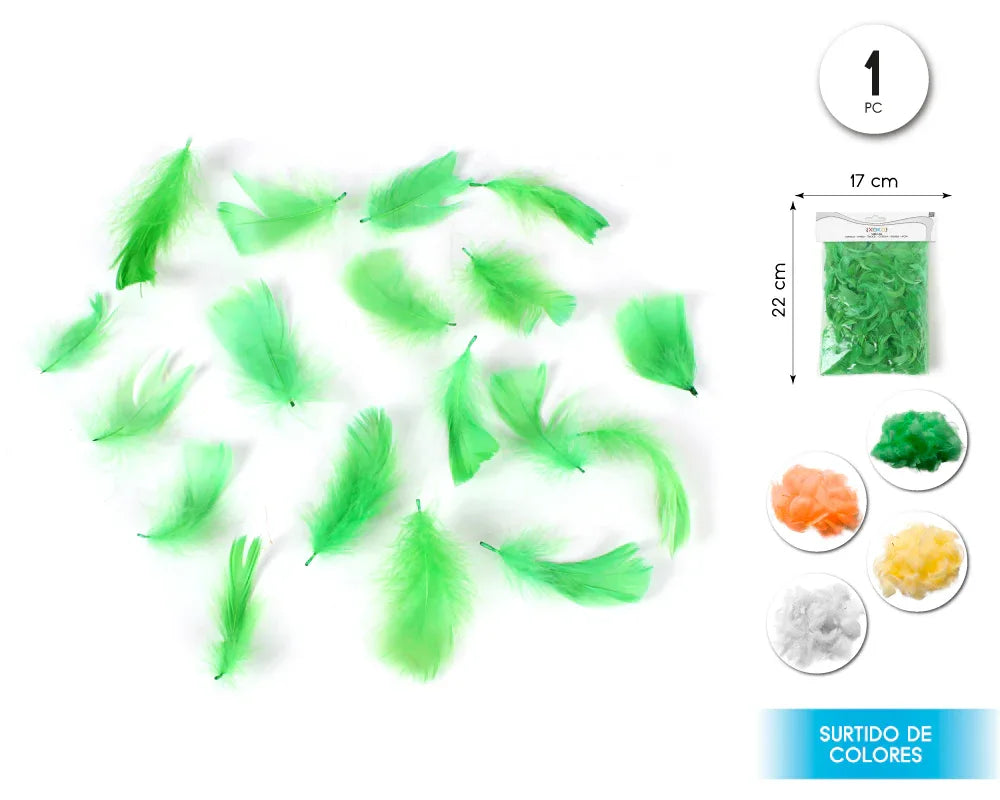 VIRUTAS PLUMAS RELLENO - yupiparty