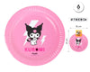 PLATO 18CM KUROMI HELLO KITTY 6PCS - yupiparty