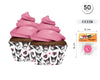 CAPSULA PAPEL CUPCAKE KUROMI HELLO KITTY - yupiparty