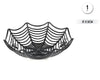 CESTA SPIDERWEB 21*6CM NEGRA - yupiparty