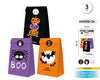BOLSA PAPEL CON PEGATINA HALLOWEEN 3PC - yupiparty