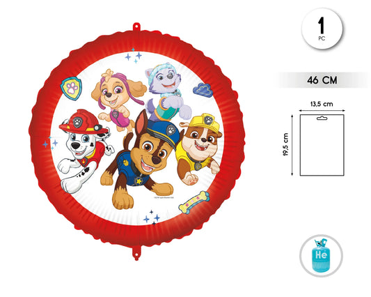 GLOBO FOIL DE PAW PATROL(CI32033) - yupiparty
