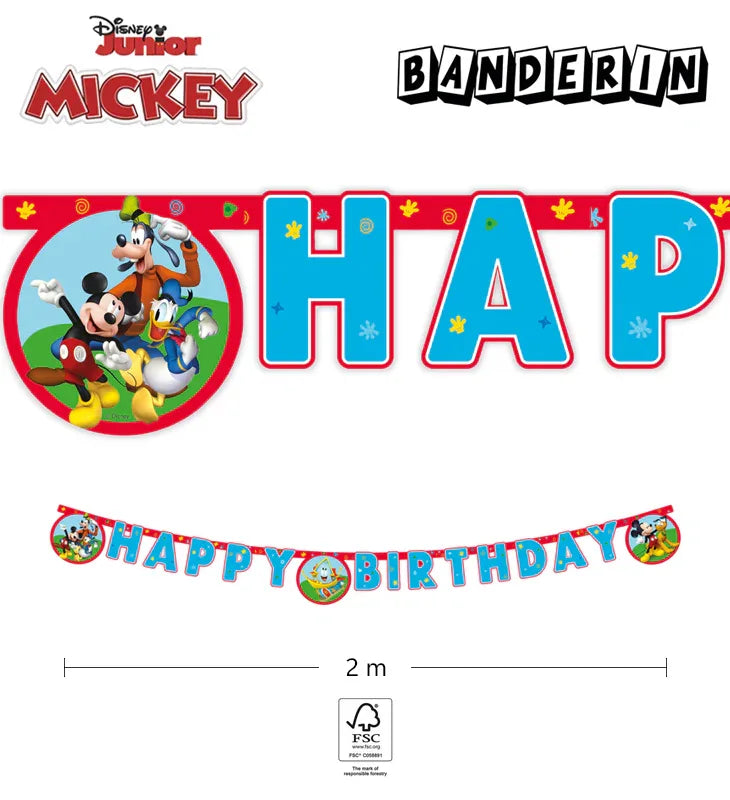 H.B.GUIRNALDA PAPEL FSC 2M MICKEY ROCK - yupiparty