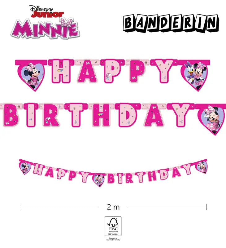 GUIRNALDA PAPEL FSC 2M MINNIE - yupiparty