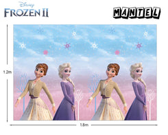 MANTEL PLASTICO DE FROZEN II WIND SPIRIT - yupiparty
