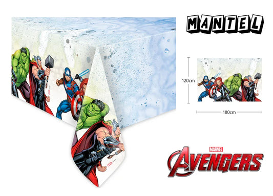 MANTEL PLASTICO DE AVENGERS INFINITY STO - yupiparty