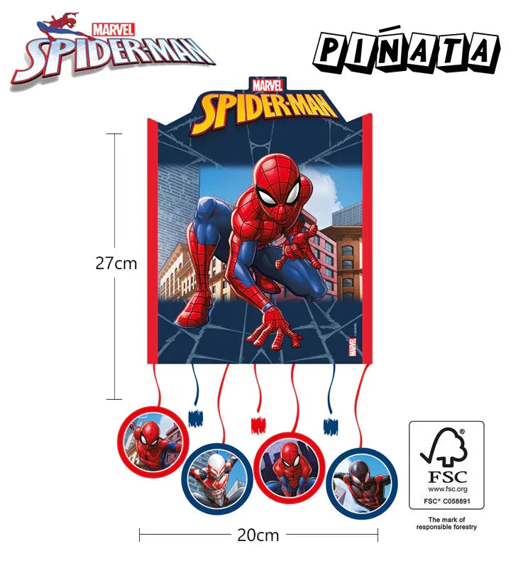 PINATA DE SPIDERMAN CRIME FIGHTERS - yupiparty