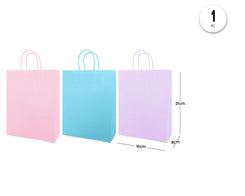 BOLSA REGALO KRAFT MACARON 16*8*21