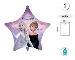 GLOBO FOIL 46CM ESTRELLA FROZEN WIND SPI - yupiparty