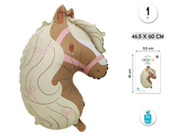 GLOBO FOIL CABEZA CABALLO 46.5*60CM