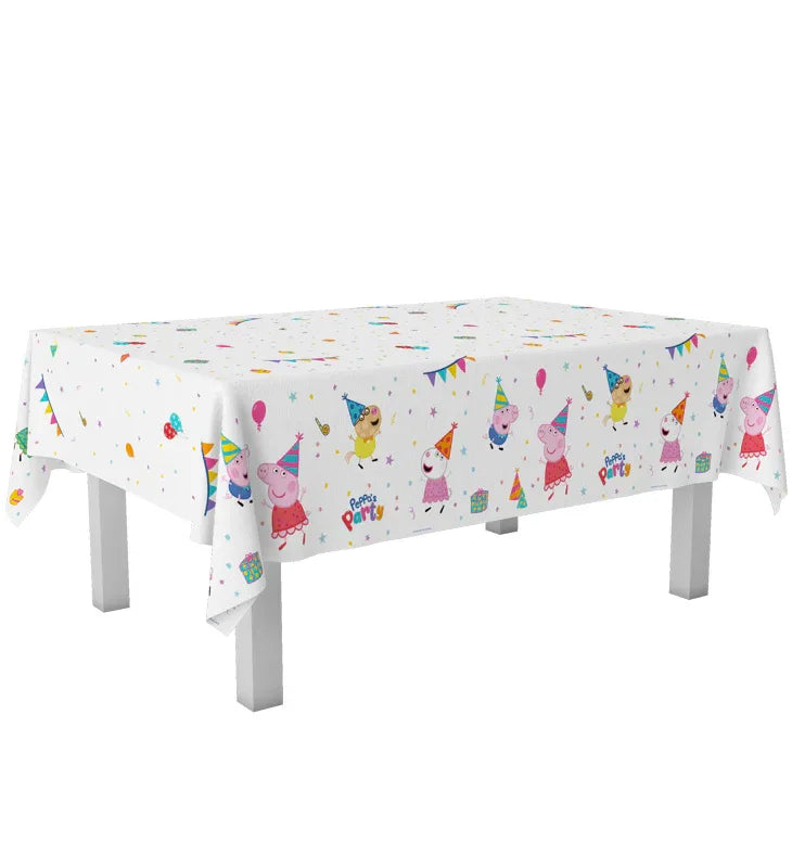 Mantel Peppa Pig 120x180cm - Licencia Oficial Entertainment One - yupiparty