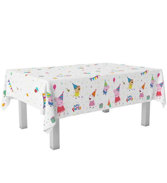 Mantel Peppa Pig 120x180cm - Licencia Oficial Entertainment One - yupiparty
