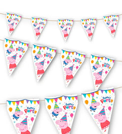 BANDERIN 3M PEPPA PIG - yupiparty
