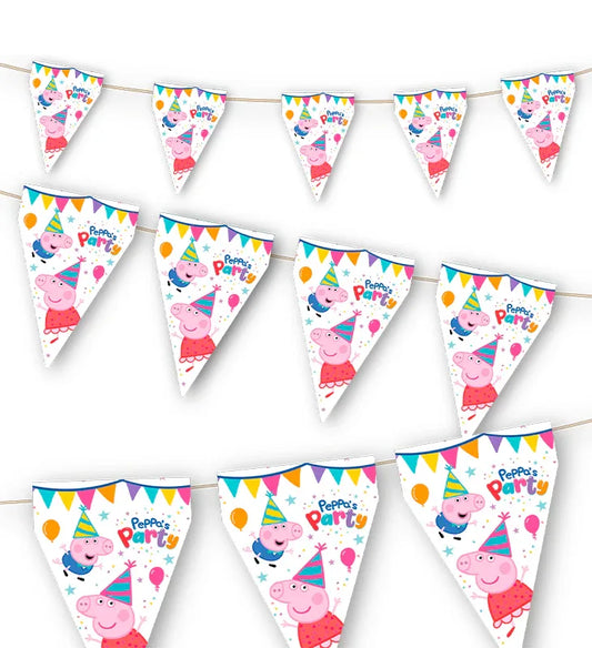 BANDERIN 3M PEPPA PIG - yupiparty