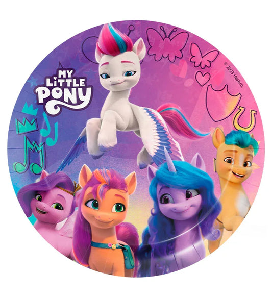 8 PLATOS 23CM MY LITTLE PONY - yupiparty
