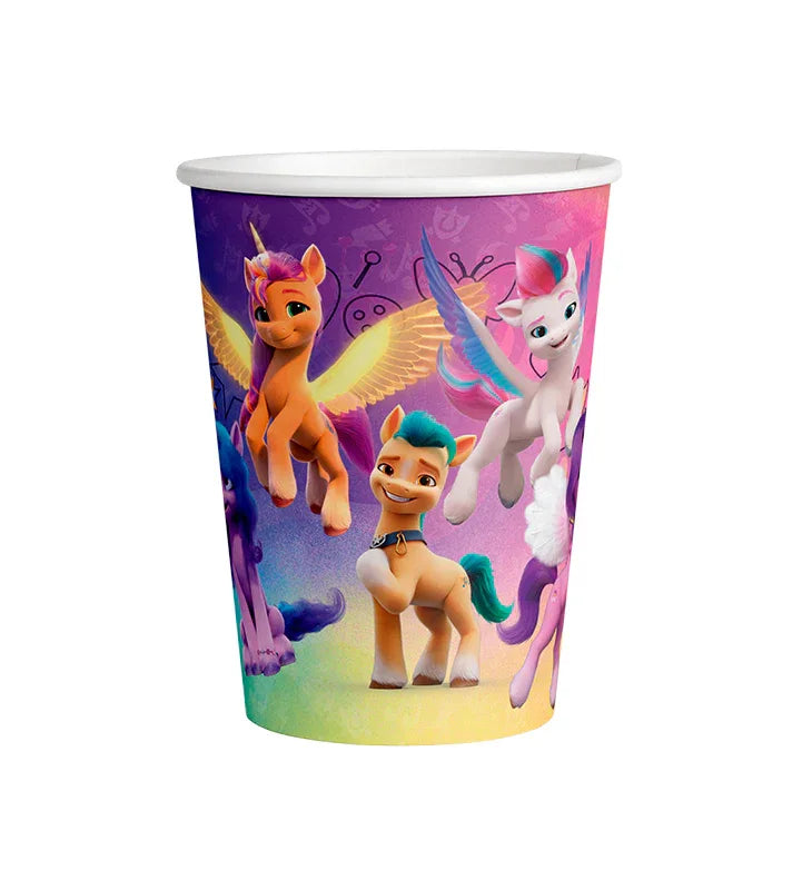 8 VASOS 250ML MY LITTLE PONY - yupiparty
