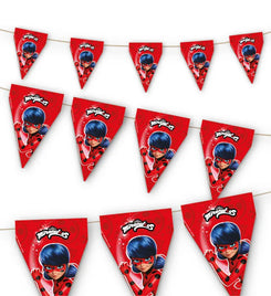 BANDERIN 3M LADYBUG - yupiparty
