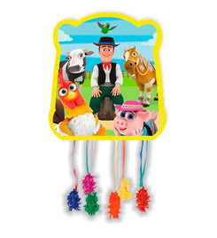PIÑATA 33X33CM LA GRANJA DE ZENON - yupiparty