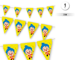 BANDERIN PAYASO PLIM PLIM - yupiparty