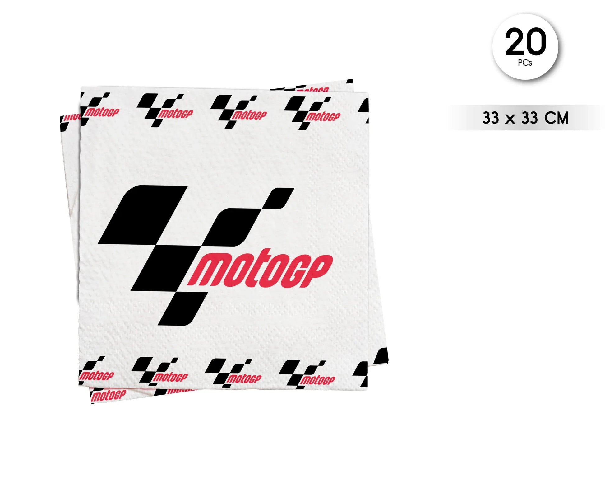 20 SERVILLETAS 33CM MOTO GP - yupiparty