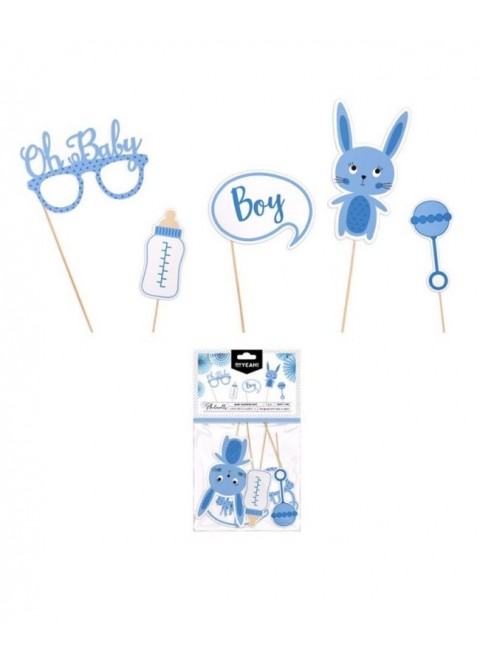 SET ACCESORIOS PHOTOCALL BABY BOY 5PCS