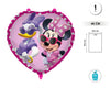 GLOBO FOIL CORAZÓN MINNIE JUNIOR 46CM - yupiparty