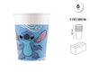 6 VASOS DE PAPEL 200ML STITCH & ANGEL - yupiparty
