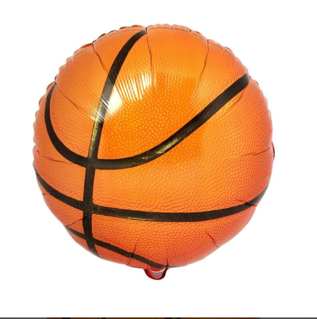 GLOBO FOIL REDONDO 18/45CM BALONCESTO