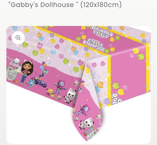 MANTEL PLASTICO 12.X180CM GABBY"S DOLLHOUSE