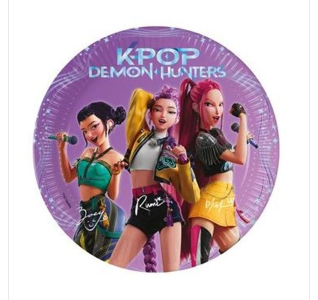 PLATOS GUERRERAS K-POP 19.5CM PACK 6PCS