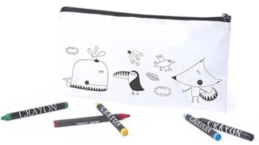 ESTUCHE ZOO PARA COLOREAR - yupiparty