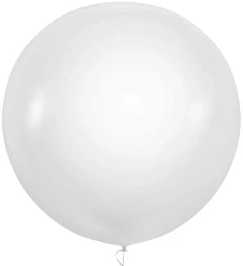 GLOBO LATEX 36PULG BLANCO 1PCS