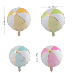GLOBO FOIL REDONDO PELOTA 18/45CM 1 PC COLOR ALEATORIO