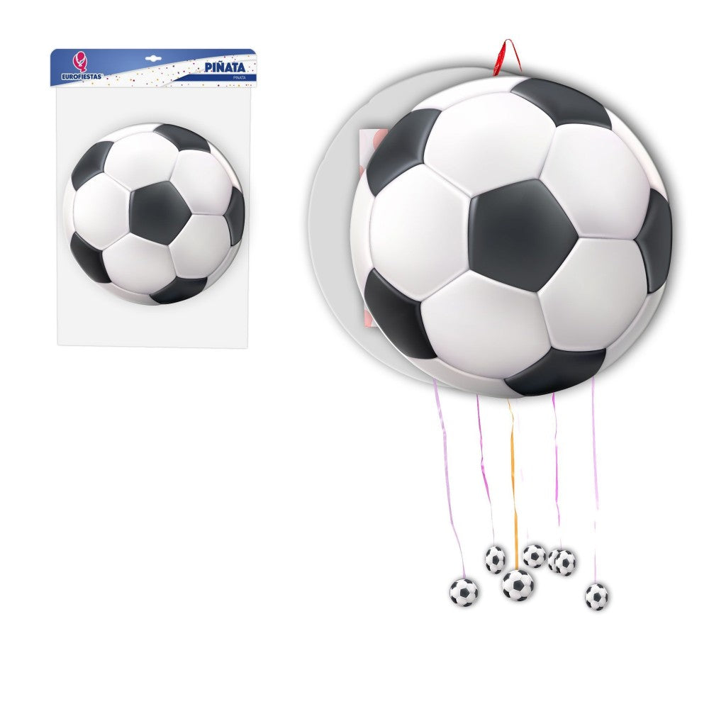 PIÑATA CARTON  FORMA BALON FUTBOL