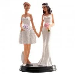FIGURA PASTEL CHICAS NOVIAS - yupiparty