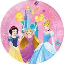 PLATOS PRINCESAS DISNEY - yupiparty