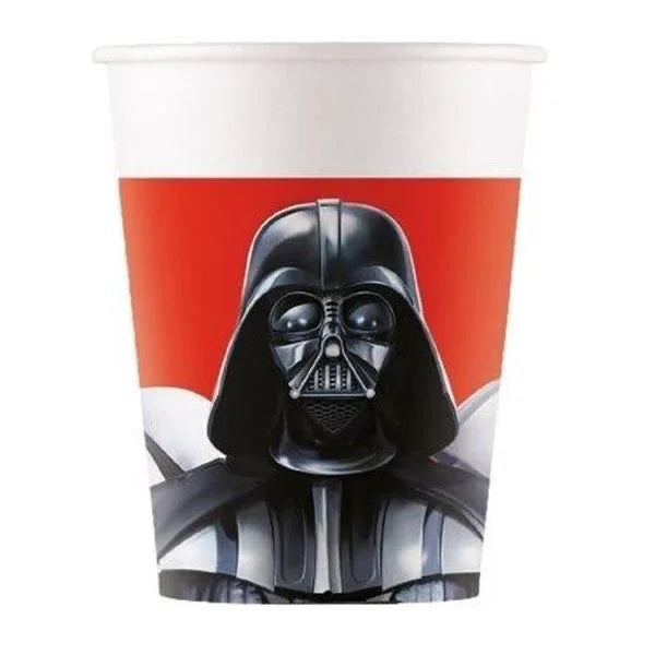 Vasos Star Wars Pack 8 - Licencia Oficial Lucasfilm - yupiparty