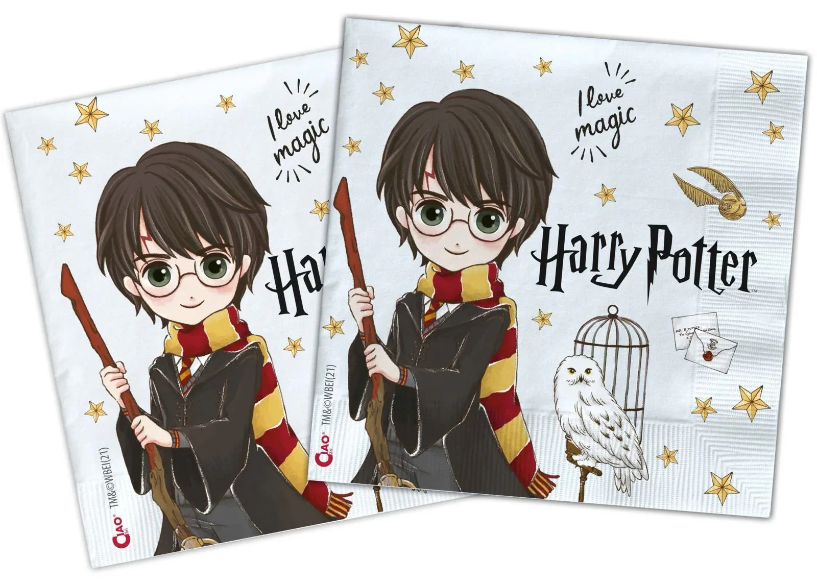 Servilletas Harry Potter - Licencia Oficial Warner Bros - yupiparty