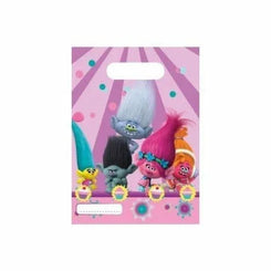 Bolsas Sorpresa Trolls Pack 6 - Licencia Oficial DreamWorks - yupiparty