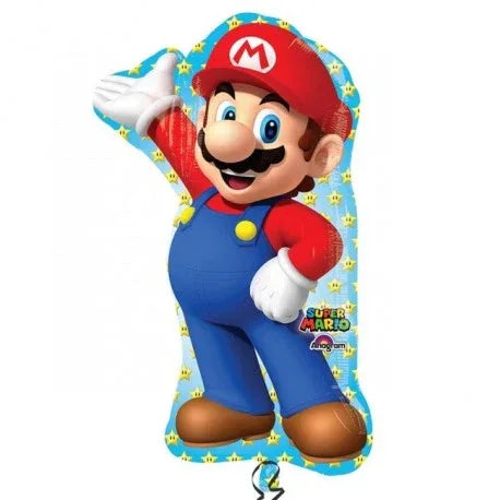 GLOBO FOIL FORMA SUPER MARIO - yupiparty