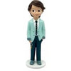 FIGURA PASTEL NIÑO COMUNION AZUL - yupiparty