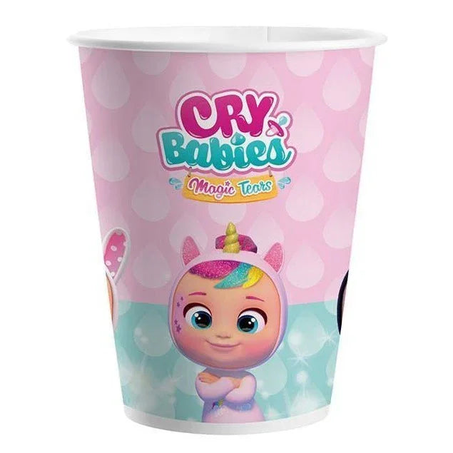 Vasos Bebés Llorones Pack 8 Azul/Rosa - Licencia Oficial - yupiparty