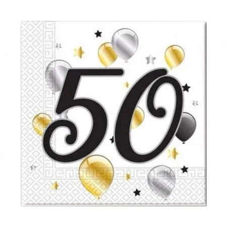 SERVILLETAS 50 33 X 33 20UDS - yupiparty