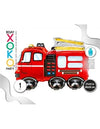 GLOBO FOIL 27X23 68X59 BOMBERO - yupiparty