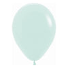 GLOBO PASTEL VERDE MATE 50PC SEMPERTEX - yupiparty