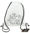 MOCHILA PINTABLE MUNDO ANIMALES - yupiparty