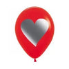 GLOBOS FASHION CORAZON ROJO 12PC SEMPERTEX - yupiparty