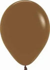 GLOBOS R12 FASHION SOLIDO CAFE 30cm 50PC SEMPERTEX - yupiparty